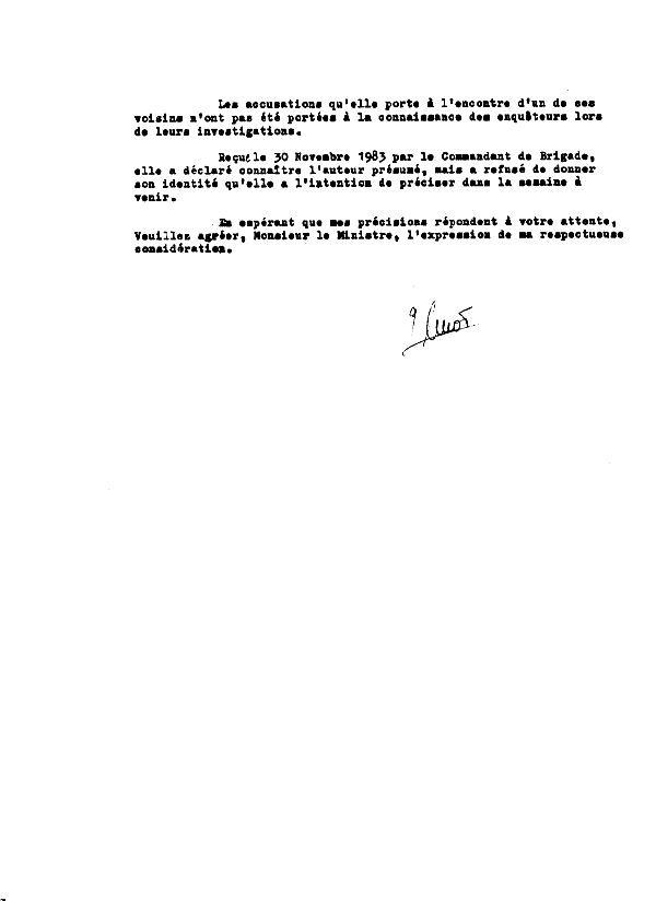 M. Maurice PIC Snateur-Maire de Montlimar me fait parvenir la lettre rponse du Capitaine Lissot